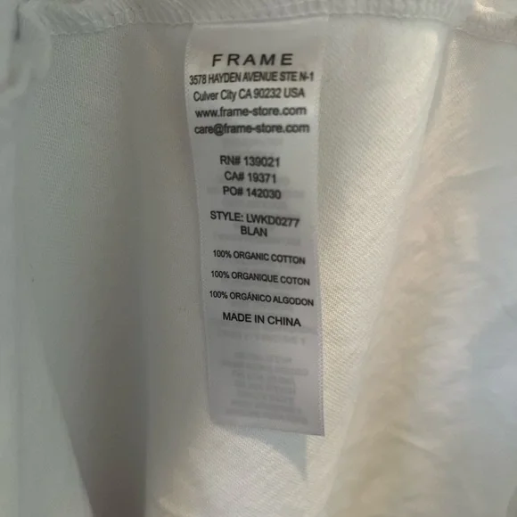 Nwt Frame Fit & Flare Dress size large - Picture 4 of 6